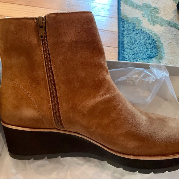 BNIB ABEO KALEIGH SUEDE BOOTS -Maple, Size 11, Neutral Footbed - Picture 8 of 13